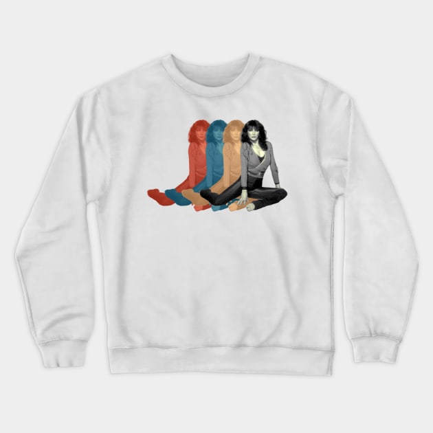 Kate Bush Shadow Rainbow Retro Crewneck Sweatshirt by Jina Botak